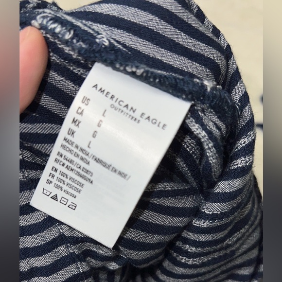 American eagle navy striped skirt - Picture 4 of 5